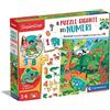 Clementoni - 16652 - Sapientino - Il Puzzle Gigante Dei Numeri - Gioco Educativo Bambini Dai 3 Anni Per Imparare I Numeri, Puzzle Con Tessere Ad Incastro Sagomate (Gioco In Italiano), Made In Italy