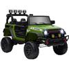 AIYAPLAY UTV auto elettrica per bambini, passeggino elettrico per bambini, Bluetooth, 2 posti con telecomando 2.4Ghz, 2 motori 12 V, 3 velocità, 4x4 elettrico per bambini, musica, clacson, luci LED,