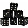 Lord of Battles Viking Medieval Horn Dice D&D Set of 6 with Inlaid Pips | Hand Made from Natural Ox Horn & Bone | Extremely Robust | Roleplaying Game Dice (Genuine Horn)