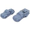 Outland Models Railway Scenery Classic Pick-up Truck Set 1:87 HO Gauge