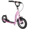 STAR SCOOTER Monopattino bambini 2 ruote da 7 anni | Scooter bambini 12 pollici con ruote grandi | Rosa