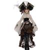 Oueneifs Lynn Bjd Doll 1/4 Medioevo Sea Warrior Pirata Capitano Articolazioni Mobili Set Completo Giocattolo in Resina per 15+ Anni