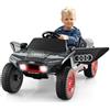 COSTWAY Audi Auto elettrica per Bambini, 12V Macchina Elettrica con Telecomando Luci LED e Musica, Velocità 3-6,5 km/h, Auto Sportiva per Bambini 3 Anni+