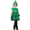 Yekdmxop Vestito Natale Bambino Bambina Costume Albero di Natale per Bambini Divertente Vestiti Natalizio Carnevale Bimba Abito da Ballo Performance Costumi Natalizi per Capodanno Festa Cosplay