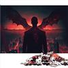 BUBELS Lucifer, puzzle in legno da 1000 pezzi, per adulti, con pezzi di cartone di alta qualità e durevoli, con design ad incastro preciso, 50 x 75 cm
