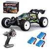 X-Verse 16201 Auto telecomandata, 2.4GHz 1:16 4WD Impermeabile RC Auto con Motore a Spazzola di Carbonio, 50KM/H All Terrain Fuoristrada RC Truggy per Bambini Adulti (Verde)