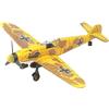 LeeQinersw Modello di Aereo in Scala 1:48 Giocattoli Educativi Precoci Giocattoli Puzzle Assemblare Modello di Aereo da Caccia per Soggiorno Camera da Letto, Giallo