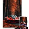 vhjRTYf Puzzle da 1000 pezzi con supercar La Ferrari rossa per adolescenti, gioco per allenare la mente, design rilassante, assemblaggio, regalo prezioso (50x75cm)