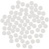 Milageto 350pcs 10mm Vetro Trasparente Biglie Perline Palla per, 100pcs- 8mm