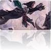 Four leaves DRIZZT DO'URDEN,DE - Gioco da tavolo MTG tappetini da gioco + custodia impermeabile gratuita, TCG Card Game Table Mat Dimensioni 60 x 35 cm, Mouse Pad compatibile con Digimon MTG TCG CCG RPG