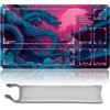 MilkPlaymat MTG Tappetino da gioco Premium XXL (60 x 35 cm), design fantasy ad alta risoluzione, tappetino in gomma antiscivolo per TCG/CCG/MTG (with Zone, mtg50-11)