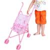 Tuxuseo Carrozzina per bambole, giocattolo pieghevole, per giochi di ruolo, realistico, per giochi di ruolo, per bambini, asilo, casa, giardino, soggiorno, scuola materna