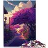 BUBELS Puzzle da 1000 pezzi per adulti in stile giapponese di alta qualità riciclata gioco di famiglia per adulti e bambini 26,1 x 38 cm