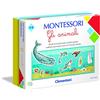Clementoni 16100, Montessori, Gli Animali, Made in Italy, Gioco Montessori 3 Anni, Gioco Educativo Metodo Montessoriano (Versione in Italiano)
