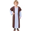 DaPongZhi Costume Pastore Bambino Vestito San Giuseppe Bambino per Carnevale Vestito da Pastore Abito Halloween Tradizionale Bambini per Feste