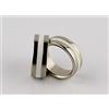 Magic Accessories Anello magnetico a righe bianche per magia
