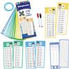 Generic Moltiplicazione di schede flash, carte da tavolo con moltiplicazione, gioco interattivo su entrambi i lati, con 2 penne cancellabili a secco per classe, casa e scuola