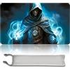 MPLR BOARD GAME MTG Playmat Gioco da tavolo + tasca impermeabile, bordi cuciti, appassionati di carte GCC Playmat tappetino per mouse MTG con zona (No Zone, Jace)