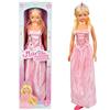 ColorBaby 43993 - Bambola grande, principessa, giocattolo per bambini e bambine di 3 anni, per pettinare, articolate, scarpe, corona, principessa Maria, altezza 105 cm