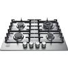 Hotpoint Piano cottura a gas Hotpoint: 4 fuochi, - PPH 60G D/IX