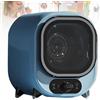 BoTongSiHai Asciugatrice Piccola, Condensatore Ventilato Da 5 Kg, Mini Asciugatrice Portatile E Compatta, Carico Di 0,8 Kg Risparmio Energetico Ideale Per Piccoli Spazi(Blue)