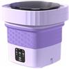 Generic Lavatrice portatile, di piccole dimensioni e di grande capacità, può essere utilizzata per il lavaggio e la disidratazione, adatta per viaggi di lavoro, viaggi, ecc. (viola)