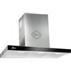 Gurari 462 cappa aspirante 90 cm in acciaio inox nero vetro 1000 m3/h, molto assorbente, 3 livelli, controllo touch, telecomando, cappa da parete, cappa aspirante, cappa di ricircolo dell'aria