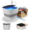 Generic Lavatrice portatile, mini lavatrice portatile da 9 litri con Blu-Ray 360°, lavatrice portatile compatta con touch screen per uso personale, dormitorio, appartamento