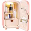 X&Z-XAOY Moda Frigorifero Per La Cura Della Pelle 12L Frigorifero Professionale Di Bellezza Mini Frigorifero Per Cosmetici Conservazione Intelligente Regalo Per La Donna (Size : Pink)