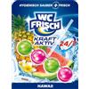 WC Frisch Kraft Aktiv - Balsamo profumato Hawaii, con effetto deodorante, 150 g, 3 pezzi