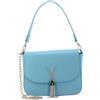 Valentino borsa a tracolla borsetta Divina Shoulder Bag Azzurro blu