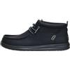 HEYDUDE 42051 Wally Mid Gripr Classic Black Scarponcini per Uomo in Pelle Nera (Taglia 43)