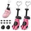 Valentoria Black Friday Offerte Cyber Lunedi Offerte Sale-Scarpe Barella per bambini adatto per 7-15 anni, Barella per scarpe a 2 vie estensibile Lunghezza Larghezza Regali per bambini (Rosa, Bambini)