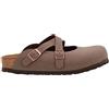 Birkenstock Dorian BS 1014256 Mocca Ciabatta Zoccolo Donna Fibbie Incrocio 35