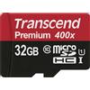Transcend - Scheda di memoria flash - 32 GB - UHS Classe 1 / Classe 10 - microSDHC
