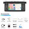 StarTech BMW Serie 3 E46 1998-2005 - Autoradio Android 2-DIN - Touchscreen da 17,8 cm - CarPlay - Processore a 8 core - 4+64 GB - GPS, RDS e comandi al volante