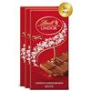 Lindt Cioccolato LINDOR Lavagna latte, confezione da 3 pezzi | 3 x 100 g | Cioccolato regalo | Tavoletta di cioccolato