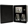 AMUERTE METAL BOX - Gin 70 cl + 2 bicchieri trasparenti (AMUERTE BLACK)