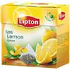 Lipton Tè Nero - Limone - Premium Bustine Di Tè A Forma Piramidale (20 Contare Scatola)