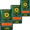 Yerbox Canarias Yerba Mate Tè Edicion Especial 1.5kg (500g x 3) + Campione Regalo (40g):Ricco di antiossidanti e vitamine, accelera il metabolismo, senza zucchero | Uruguay