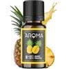 my AROMA myAROMA | No. 03 (Ananas, 10 ml) | Puro aroma naturale | Gocce aromatizzanti per acqua & cocktail, per cucinare & infornare | Senza Zucchero