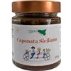Tesori Di Sicilia Caponata Siciliana Barattolo da 190g Tesori Di Sicilia Prodotta Artigianalmente Condimento Pronto da Mangiare