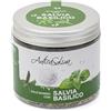 Antica Salina Sale Marino Aromatizzato, Set 6 Gusti, 200 g per Gusto, Arancia, Limone, Paprika, Aglio e Peperoncino, Zenzero e Pepe Rosa, Salvia e Basilico (Sale Marino Salvia e Basilico)