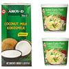 Cock Gallo Pasta 2x 400g verde + latte di cocco Aroy 1 litro
