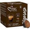 ITALIAN COFFEE FOR ESPRESSO LOVERS Italian Coffee 96 Capsule Caffè Vigoroso Compatibile con Nescafé Dolce Gusto