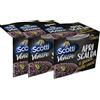 MENDOSA 3X Confezione per Riso Scotti Apri Scalda e Gusta Venere, 3 Cup di Riso Italiano Monoporzione, Pronto in 1 Minuto, 3x200g