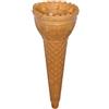 Jaspert Eiswaffeln PJaspert Eiswaffeln | Cono da gelato Cialda da gelato mezza dolce grande tulipano 130xØ55mm 400 Pezzi