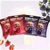 schultz und könig Fragola e mora Bubble Tea 2.0 - Instant Bubble Tea in sacchetto con cannucce, facile da preparare, con latte o acqua, perfetto per viaggiare, riciclabile, sapore intenso
