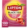 Lipton, Selezione Relaxation, set da tè nero, gusto frutta rossa, tè nero aromatizzato, certificato Rainforest Alliance, 100 bustine di verdure