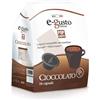 Generico 64 POP CAFFE CIOCCOLATO Capsule compatibili con Dolce Gusto - POP CAFFE E-GUSTO Cioccolato solubile compatibile con Macchine Nescafè Dolce Gusto - 4 Sacchetti da 16 -
